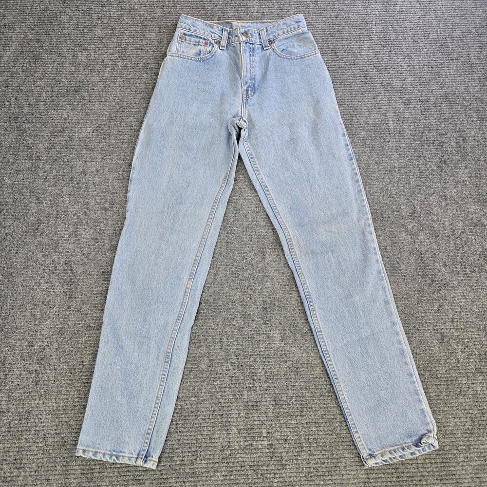 Levi's 550 Jeans Womens 3 Med 25x31 Light Wash Relaxed Tapered Vintage 90's